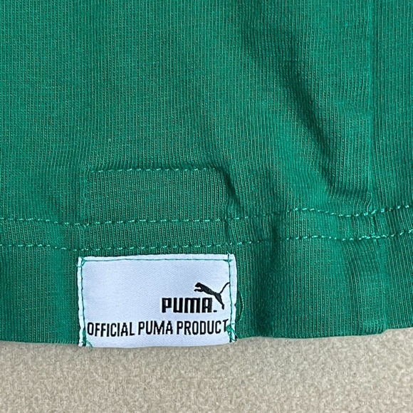 Puma T-Shirt Adult Large Green Cameroun Short Sleeve‎ FECA Soccer Mens - Picture 3 of 11